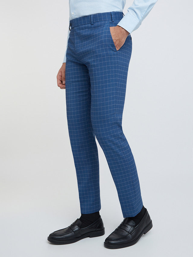 Men Neo Fit Blue Trouser