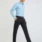 Men Slim Fit Blue Blazer