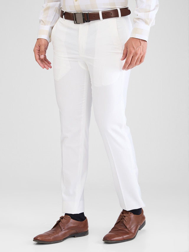 Park Avenue White Trouser