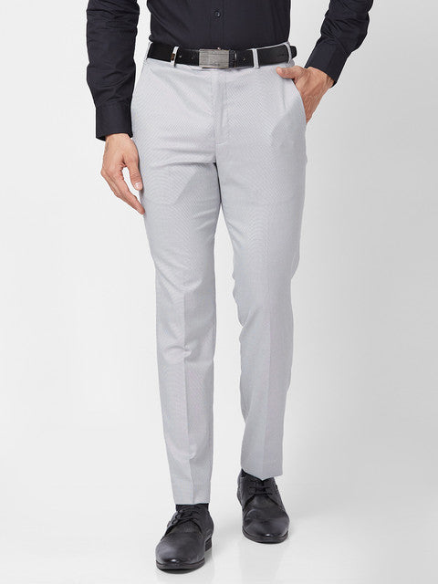 Park Avenue Men Grey Neo Fit Structured Trouser – MyRaymond