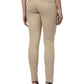 Park Avenue Khaki Tapered Fit Cotton Blend Trouser