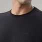 Park Avenue Men Black Round Neck Collar T-Shirt
