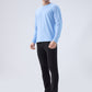 Park Avenue Men Blue Round Neck Collar T-Shirt