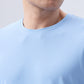 Park Avenue Men Blue Round Neck Collar T-Shirt