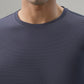 Park Avenue Men Grey Round Neck Collar T-Shirt