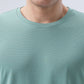 Park Avenue Men Green Round Neck Collar T-Shirt