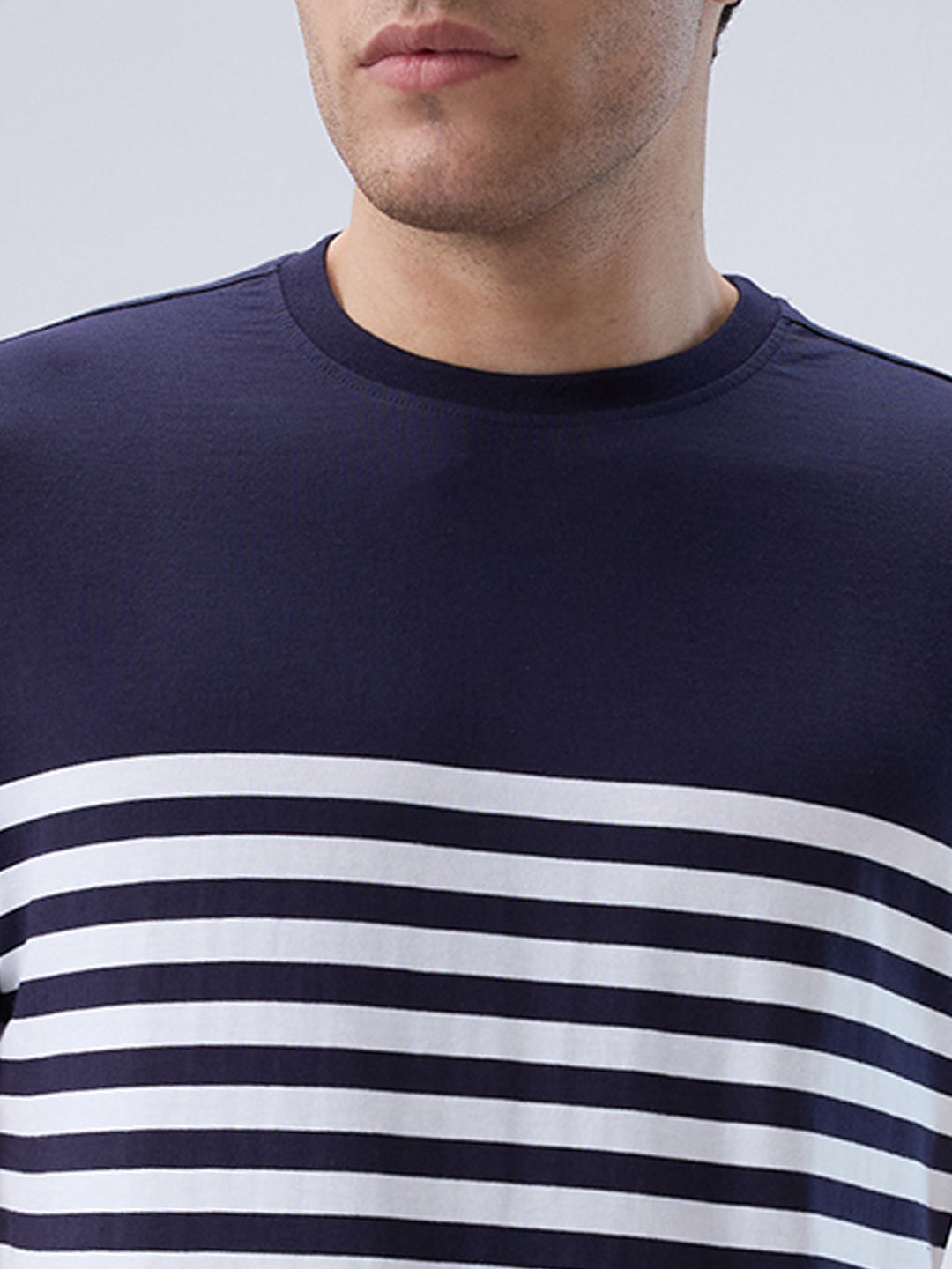 Park Avenue Men Blue T-shirt