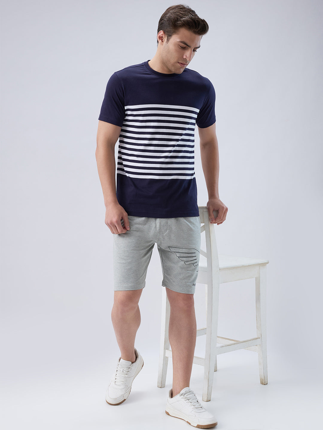 Park Avenue Men Blue T-shirt