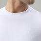 Park Avenue Men White Round Neck Collar T-Shirt