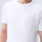 Park Avenue Men White Round Neck Collar T-Shirt