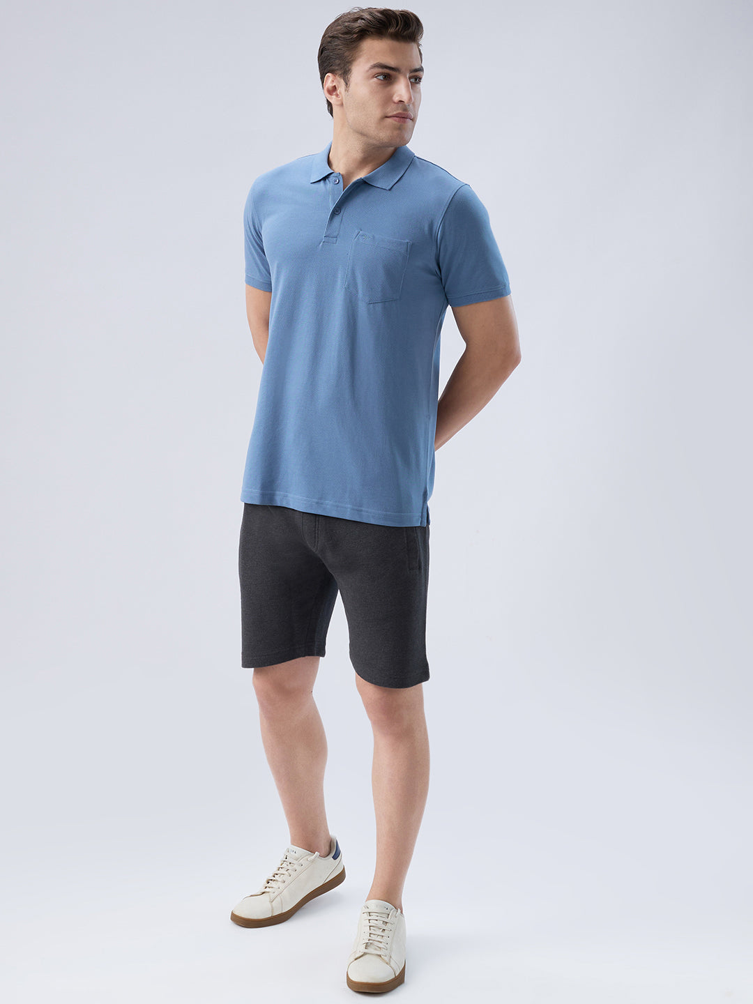 Park Avenue Men Blue T-Shirt