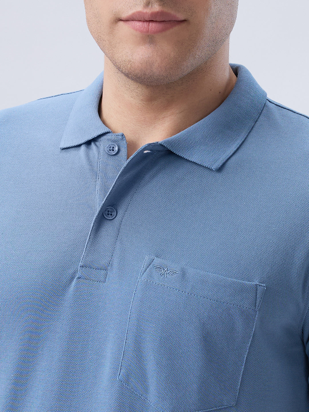 Park Avenue Men Blue T-Shirt