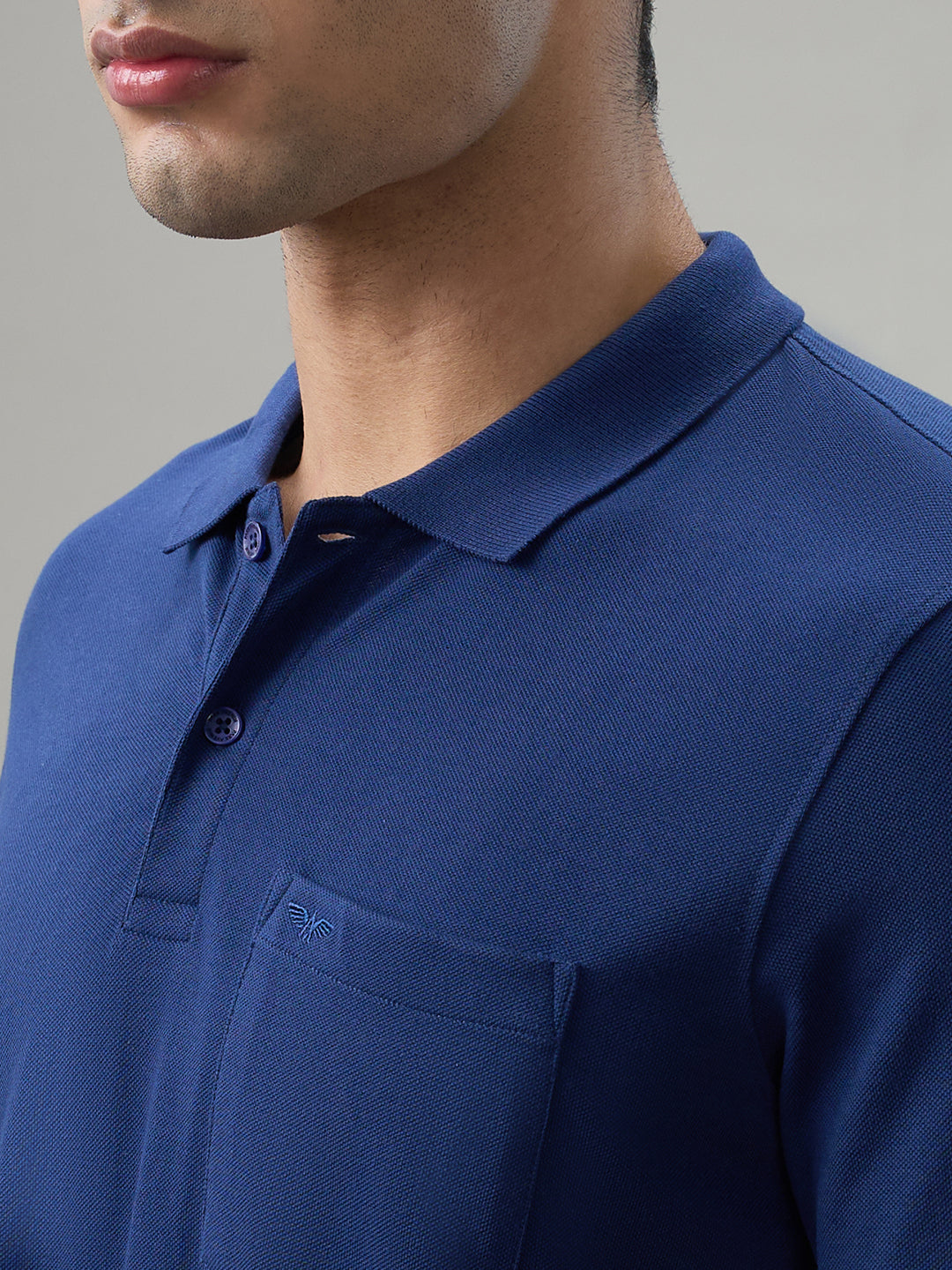 Park Avenue Men Blue T-Shirt