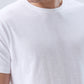 Park Avenue Men White Round Neck Collar T-Shirt
