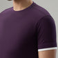 Park Avenue Men Purple Round Neck Collar T-Shirt