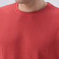 Park Avenue Men Red Round Neck Collar T-Shirt