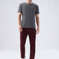 Park Avenue Men Grey Crew Neck Collar T-Shirt