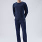 Park Avenue Men Blue Crew Neck Collar T-Shirt