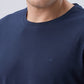 Park Avenue Men Blue Crew Neck Collar T-Shirt