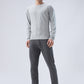 Park Avenue Men Grey Crew Neck Collar T-Shirt