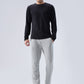 Park Avenue Men Black Crew Neck Collar T-Shirt