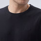 Park Avenue Men Black Crew Neck Collar T-Shirt