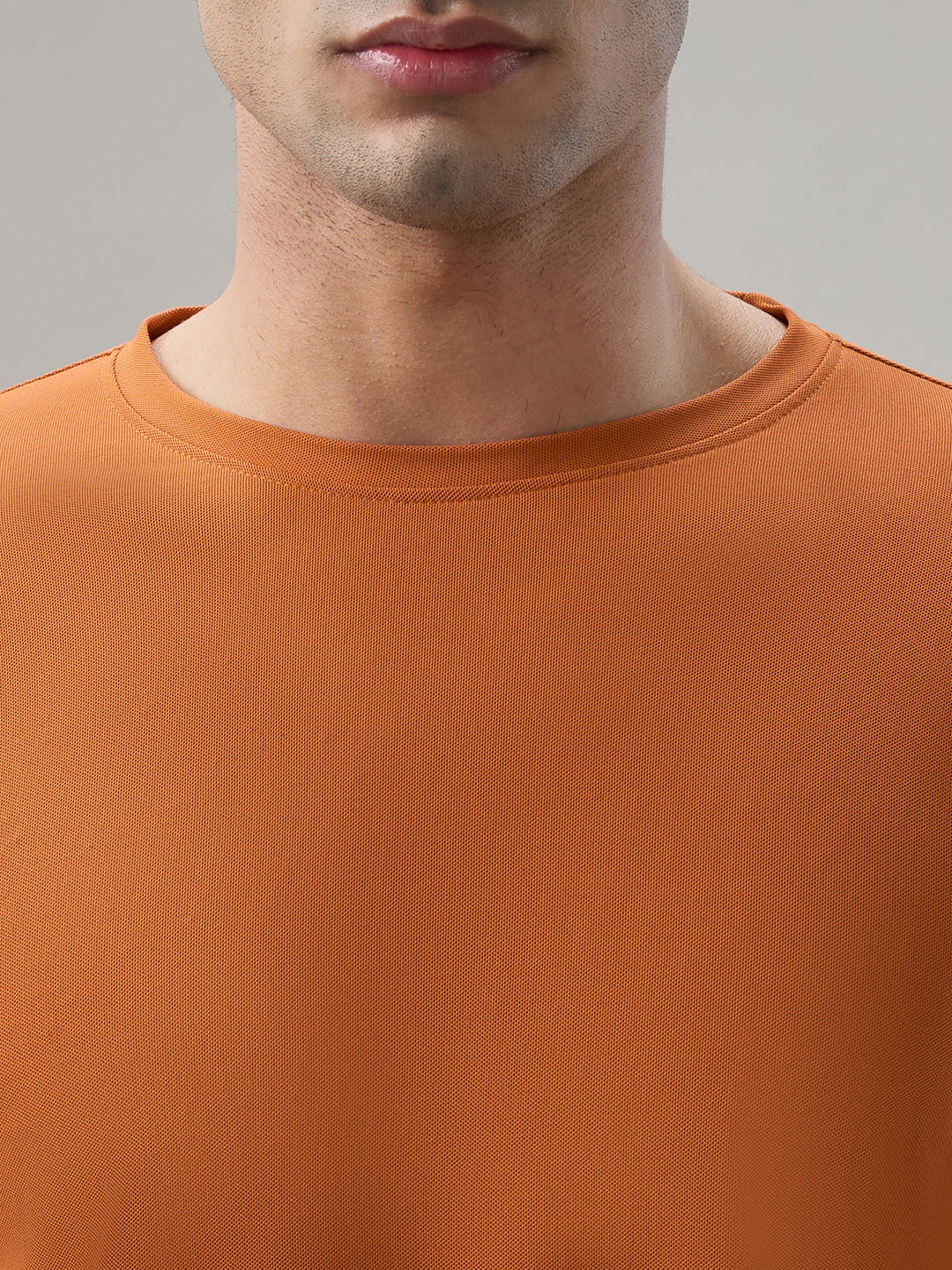 Park Avenue Men Black Round Neck Collar T-shirt
