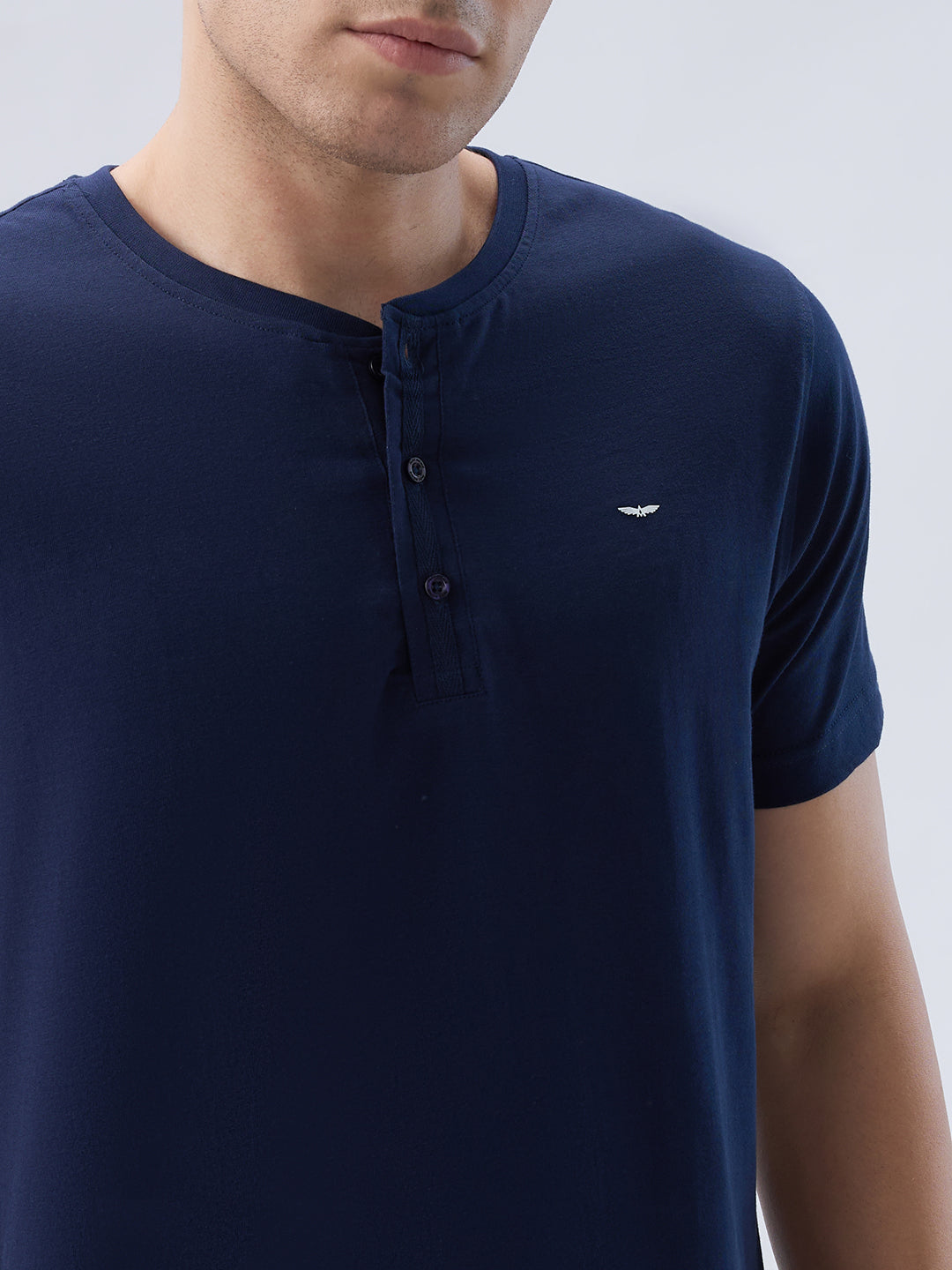 Park Avenue Men Blue T-Shirt