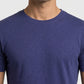 Park Avenue Men Blue Regular Fit Round Neck Collar T-Shirt