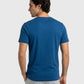 Park Avenue Men Blue Regular Fit Round Neck Collar T-Shirt