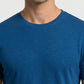 Park Avenue Men Blue Regular Fit Round Neck Collar T-Shirt