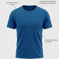 Park Avenue Men Blue Regular Fit Round Neck Collar T-Shirt