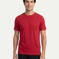 Park Avenue Men Red Regular Fit Round Neck Collar T-Shirt