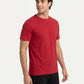 Park Avenue Men Red Regular Fit Round Neck Collar T-Shirt