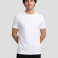 Park Avenue Men White Regular Fit Round Neck Collar T-Shirt
