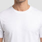 Park Avenue Men White Regular Fit Round Neck Collar T-Shirt