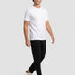 Park Avenue Men White Regular Fit Round Neck Collar T-Shirt
