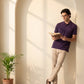 Park Avenue Men Maroon Polo Neck Collar T-Shirt