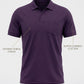 Park Avenue Men Maroon Polo Neck Collar T-Shirt