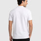 Park Avenue Men White Polo Neck Collar T-Shirt