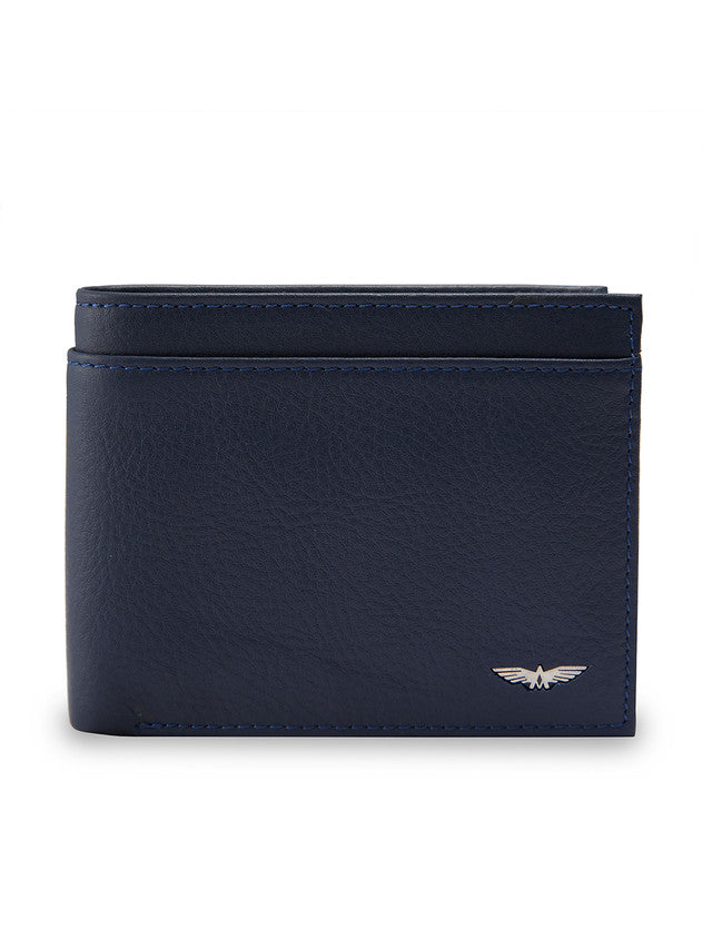 Park Avenue Blue Leather Wallet