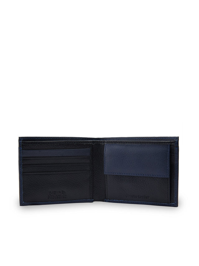 Park Avenue Blue Leather Wallet