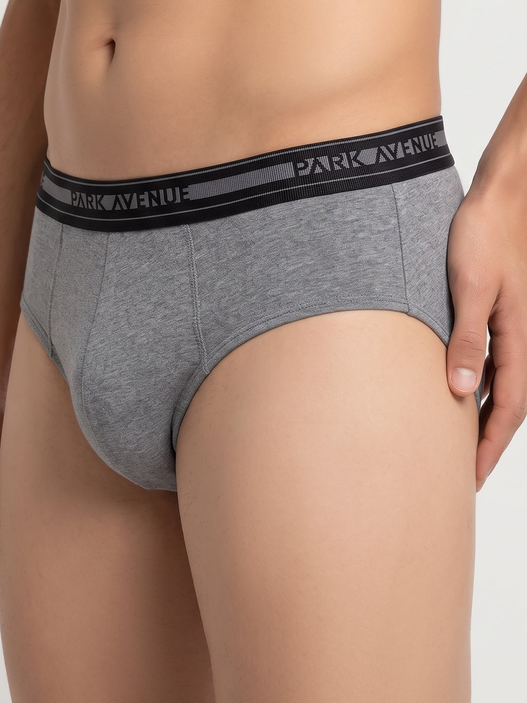 Park Avenue Men Grey Cotton Brief