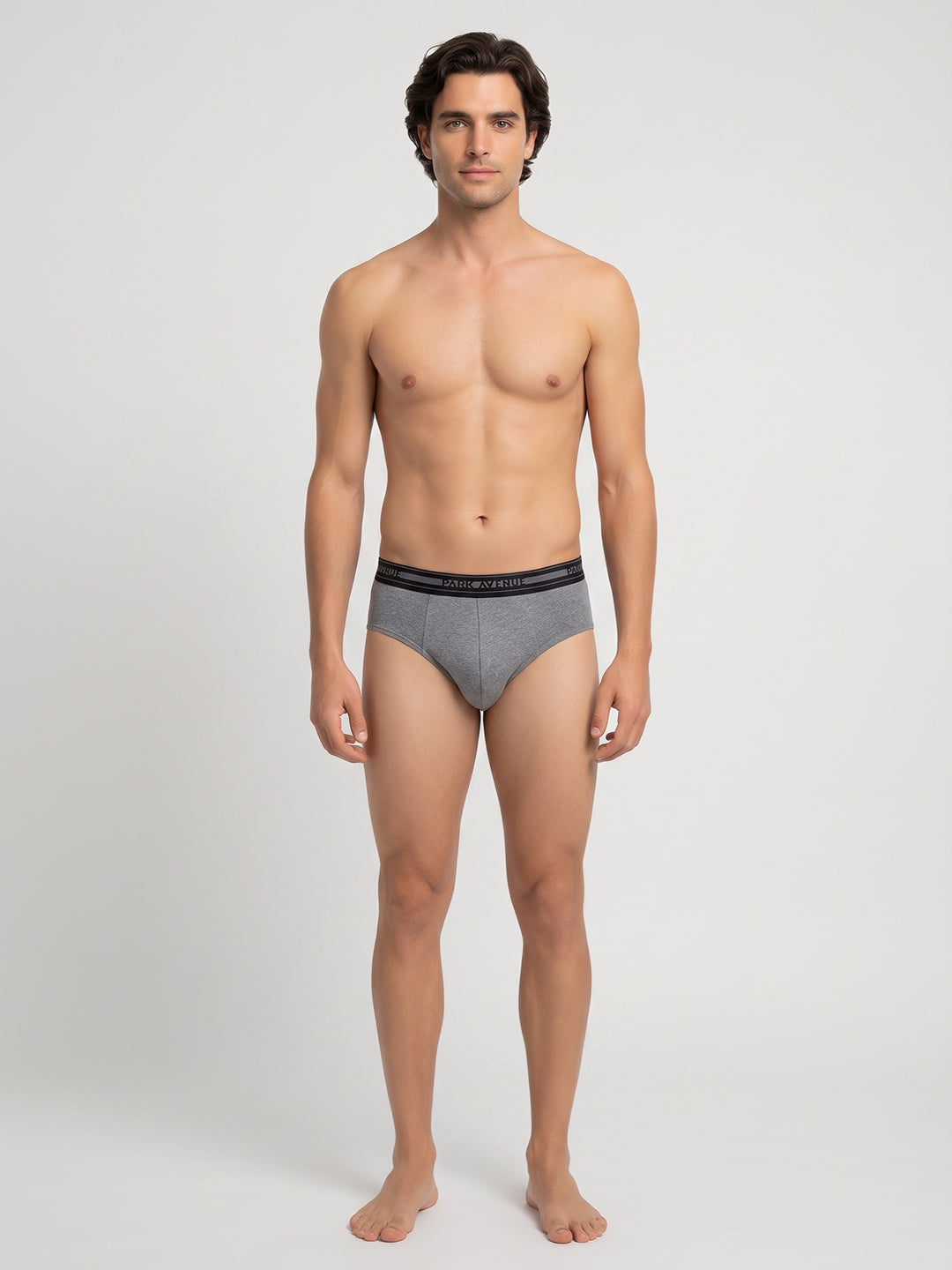 Park Avenue Men Grey Cotton Brief