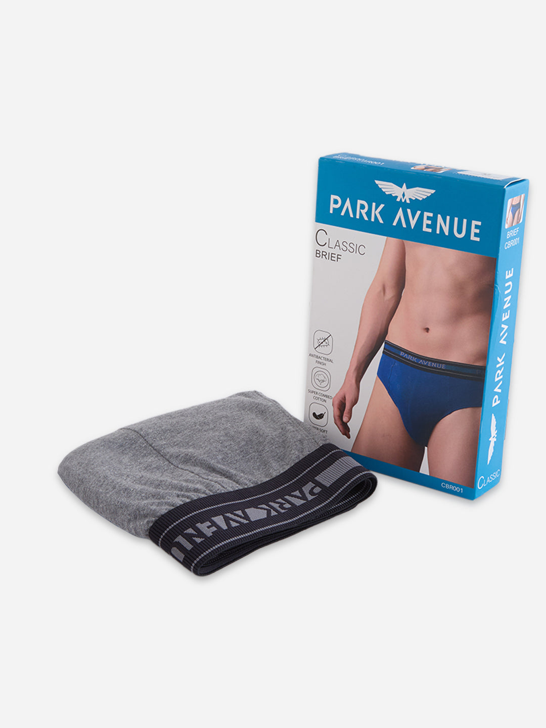 Park Avenue Men Grey Cotton Brief