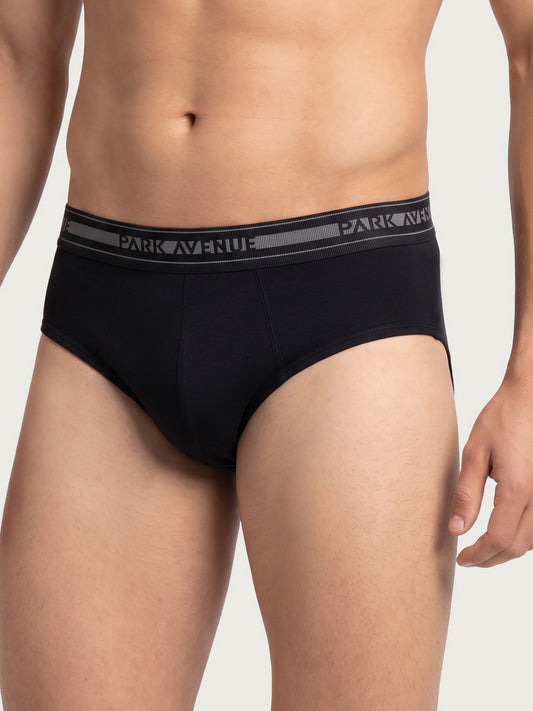 Park Avenue Men Black Cotton Brief
