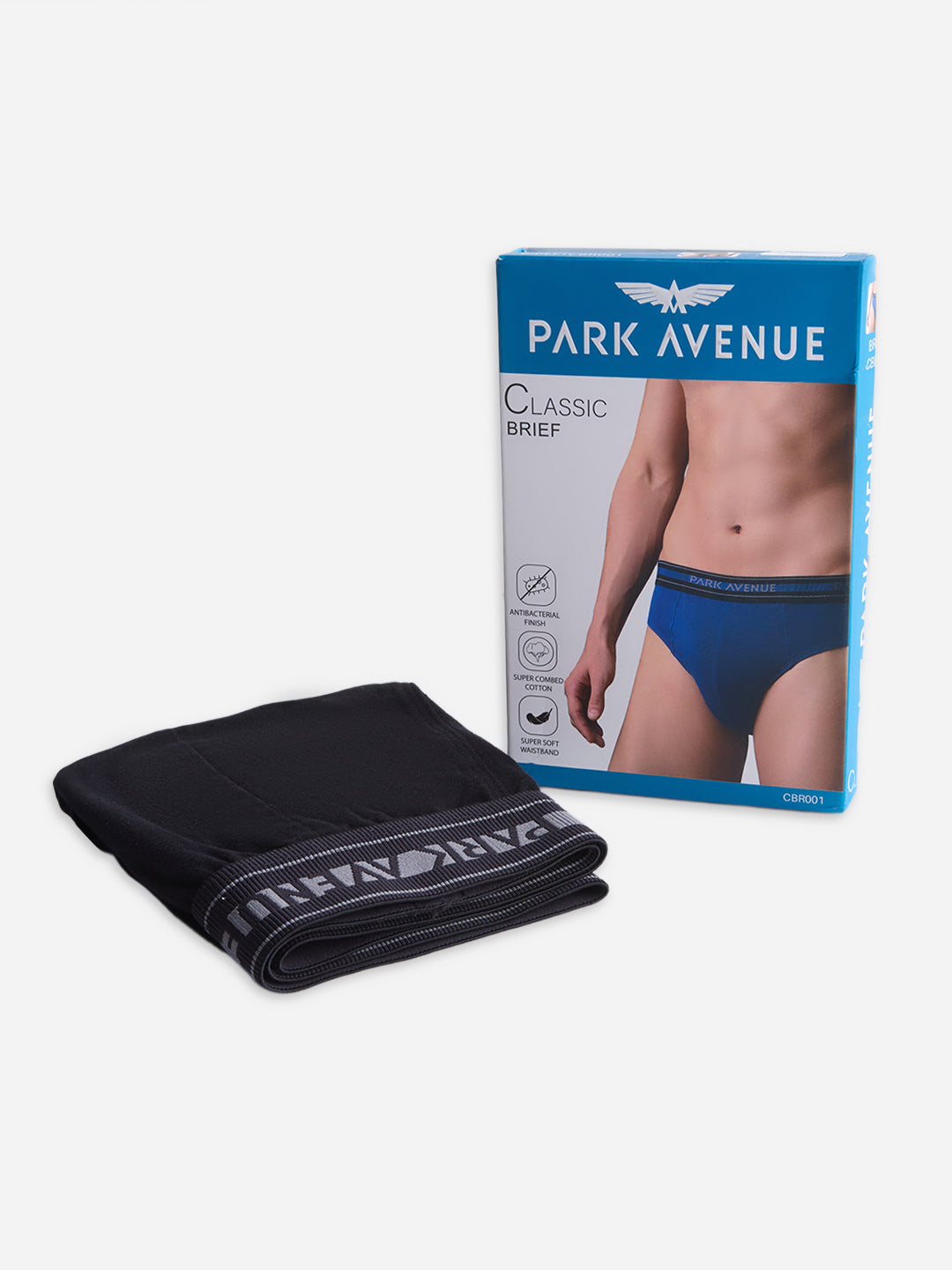 Park Avenue Men Black Cotton Brief