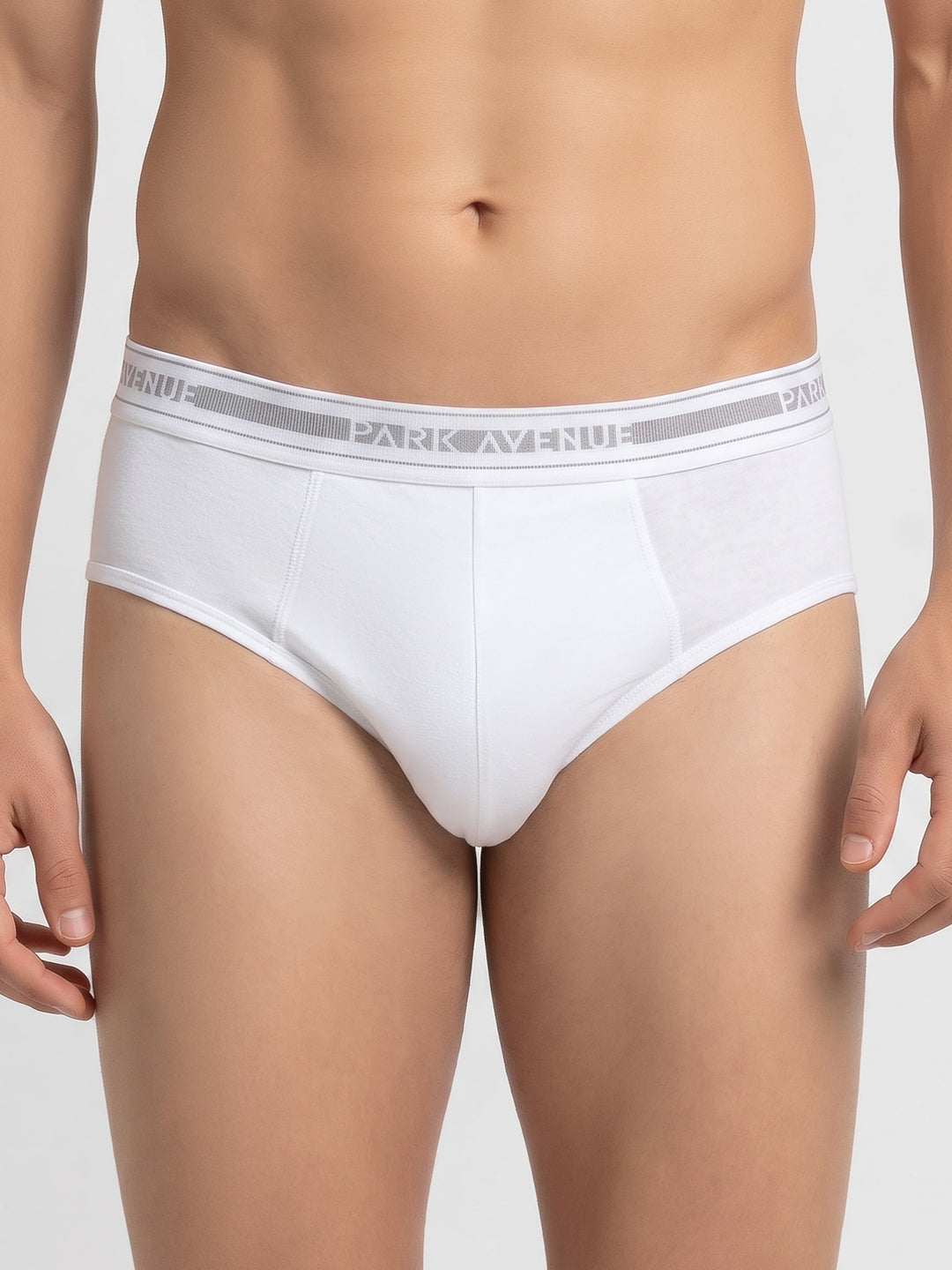 Park Avenue Men White Cotton Brief