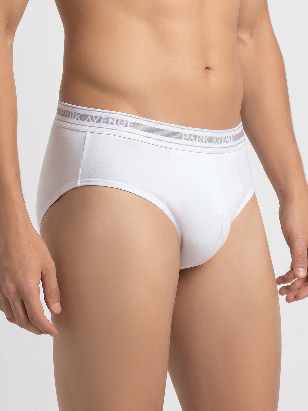 Park Avenue Men White Cotton Brief