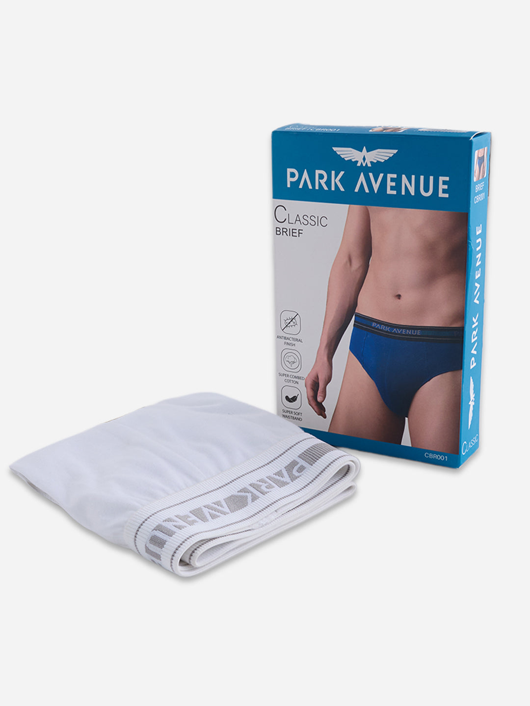 Park Avenue Men White Cotton Brief